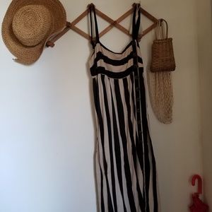 Urban outfitters striped maxi dress